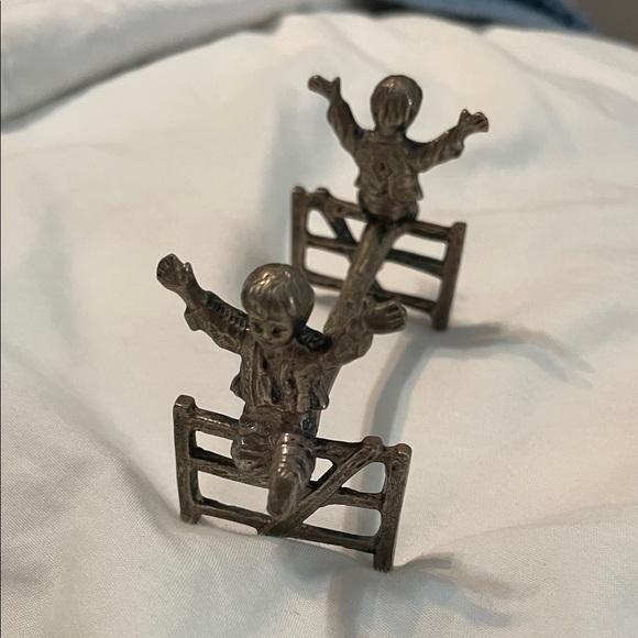 Antique Bronze Boy Figurines